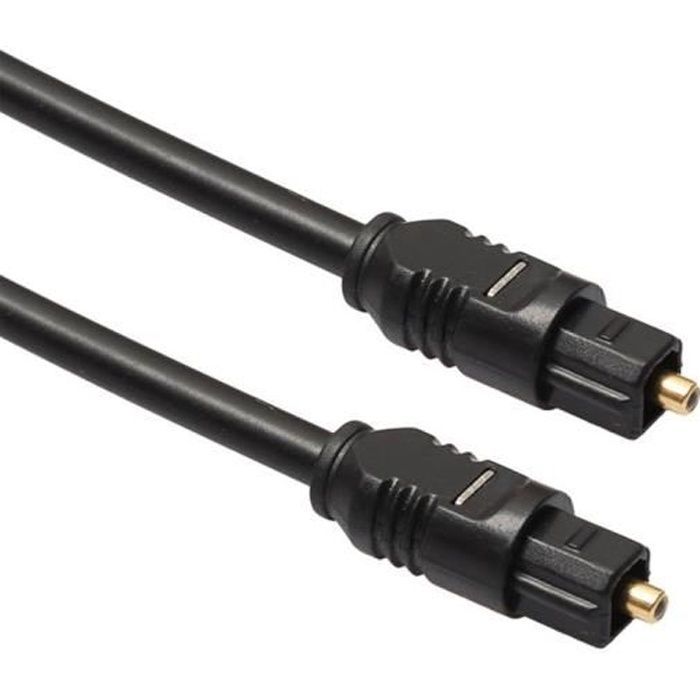INECK Optical Audio Cable - Toslink for DVD, PS4, Xbox, Blu-ray Player, Wii, Amplifier, Soundbar, Freebox, Home Cinema (1m)