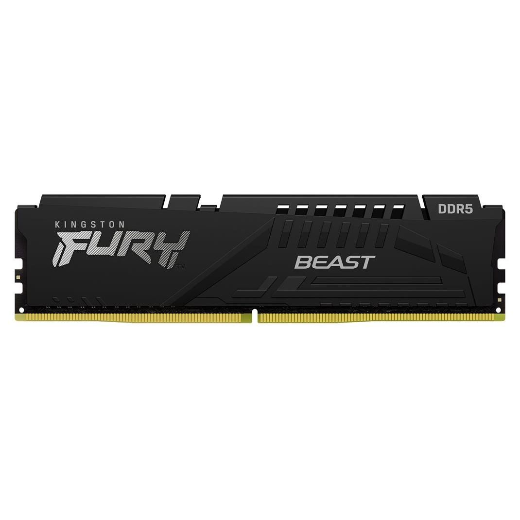 Kingston FURY Beast DDR5 32GB DIMM Module (288-Pin, 5200MHz/PC5-41600, CL40, 1.25V, Unbuffered, On-Die ECC)