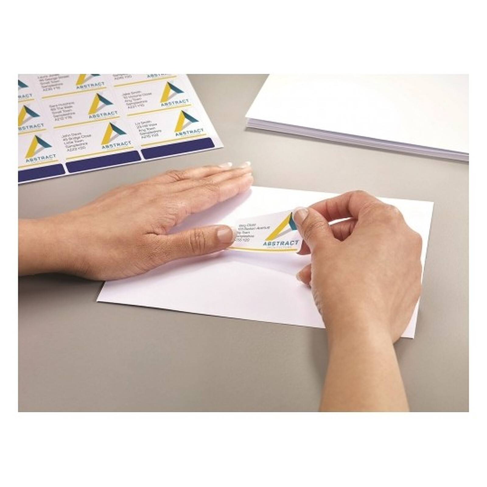 Avery Stamp Labels 33.9 x 63.5 mm, White, Laser