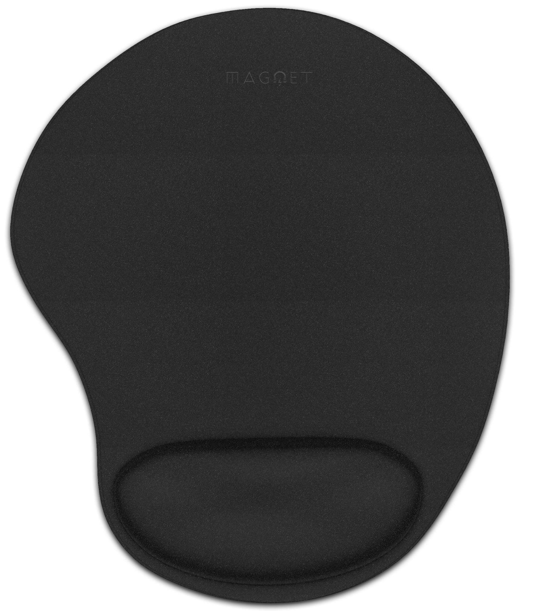 Magnet Intense Black Mouse Pad, EVA Foam - Soft Touch - Ergonomic Wrist Rest - Enhances Precision - Professional