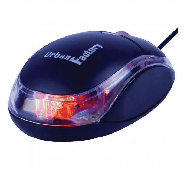 Urban Factory Wired Mouse Free (Blue)