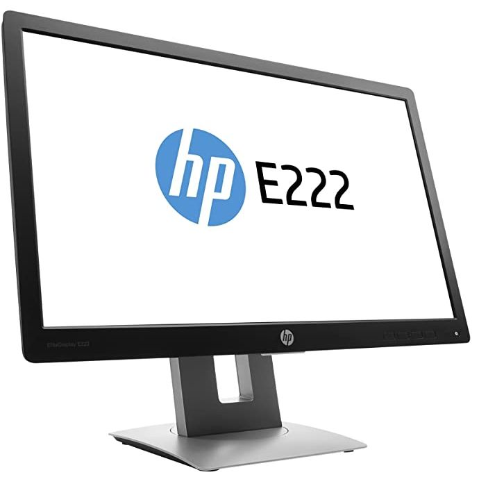 HP EliteDisplay E222 21.5-inch Full HD IPS Monitor, Black