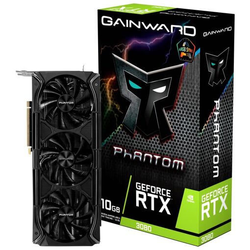 Carte graphique Gainward NED3080U19IA-1020M NVIDIA GeForce RTX 3080 10 Go GDDR6X