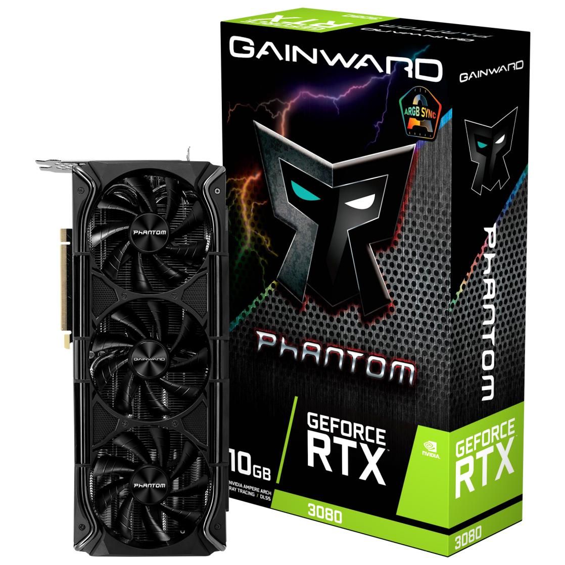 Gainward NED3080U19IA-1020M NVIDIA GeForce RTX 3080 10GB GDDR6X Graphics Card
