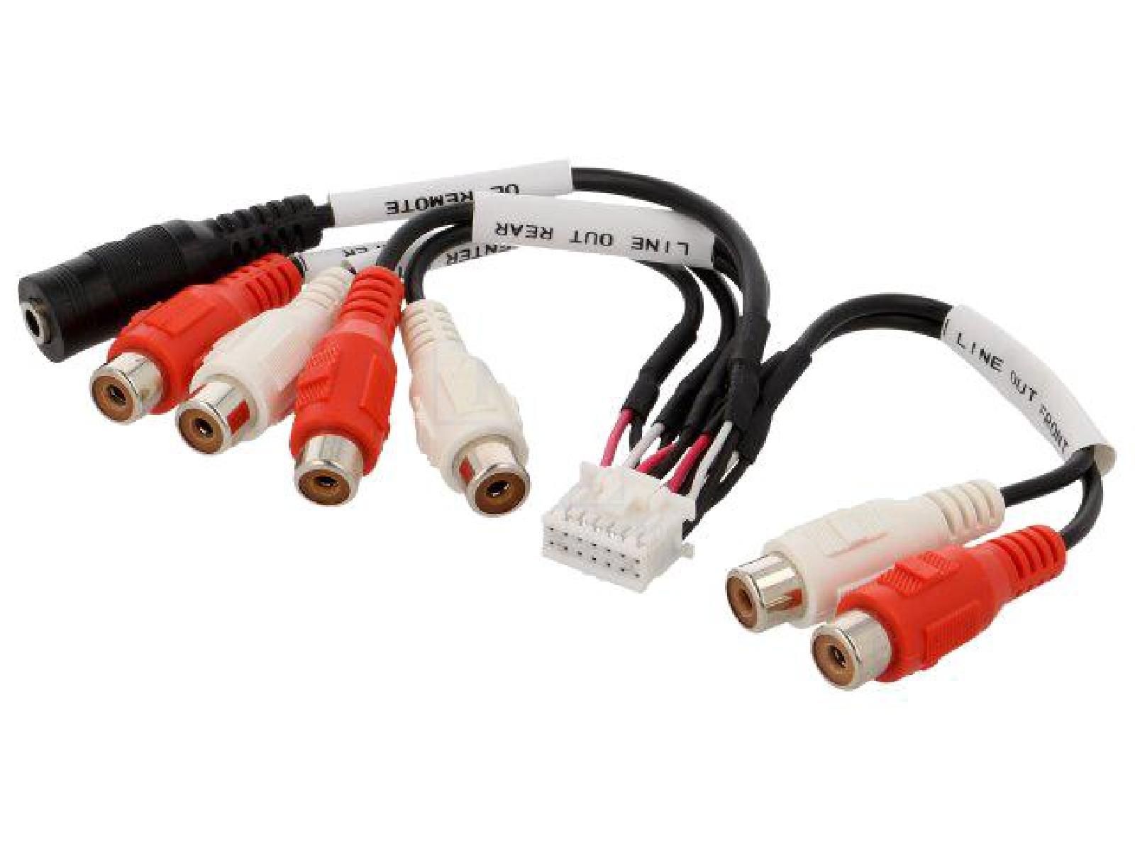 Cable de conexión AUX compatible con autorradio JVC - RCA