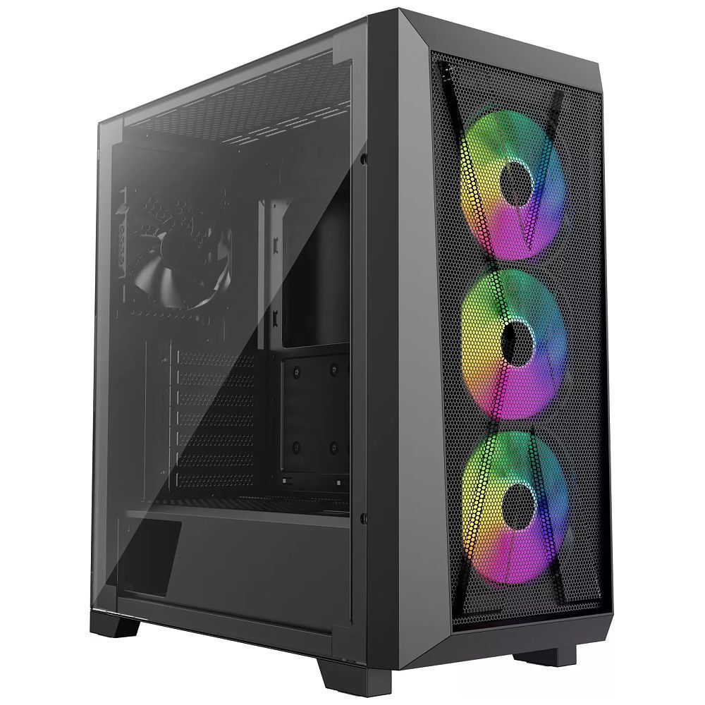 Xilence Xilent X RGB Mid-Tower ATX Case with Glass Panel - Black