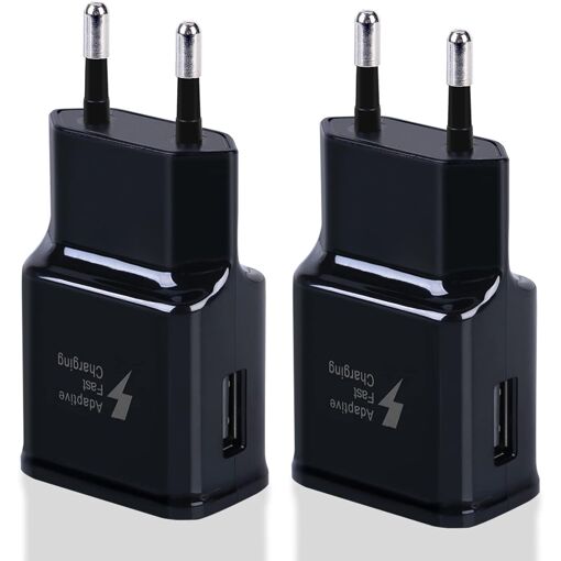 UniversalHouse 15W Quick Charge Adaptor Set for Samsung S22/S21/S20/S10/S9 and More