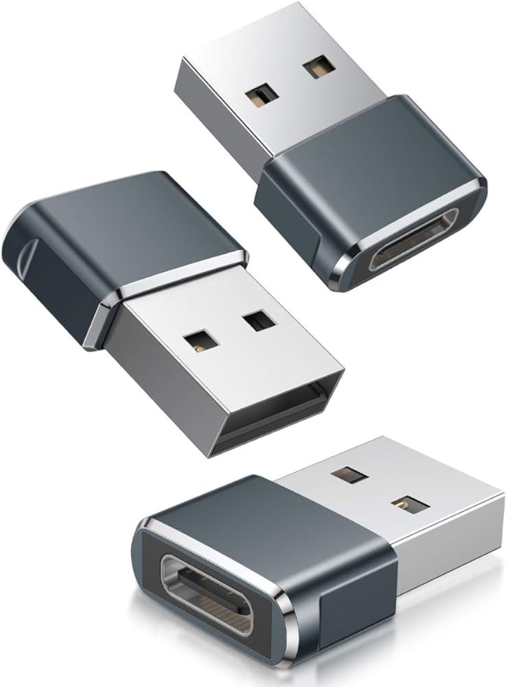 UniversalHouse USB-C Female to USB-A Male Adapter 3 Pack