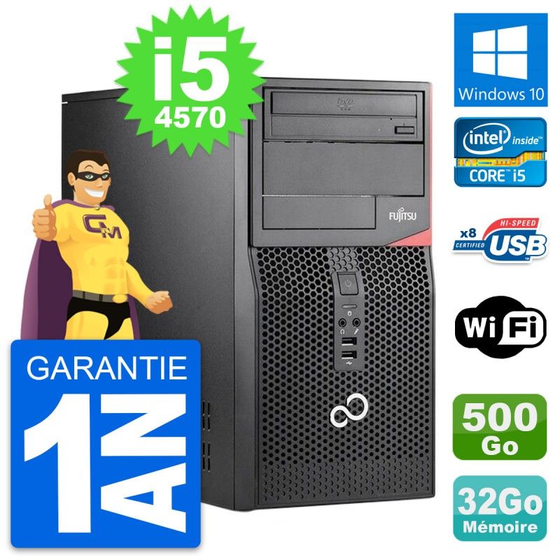 Fujitsu Esprimo P520 PC Tour - Intel i5-4570, 32GB RAM, 500GB HDD, Windows 10, Wifi