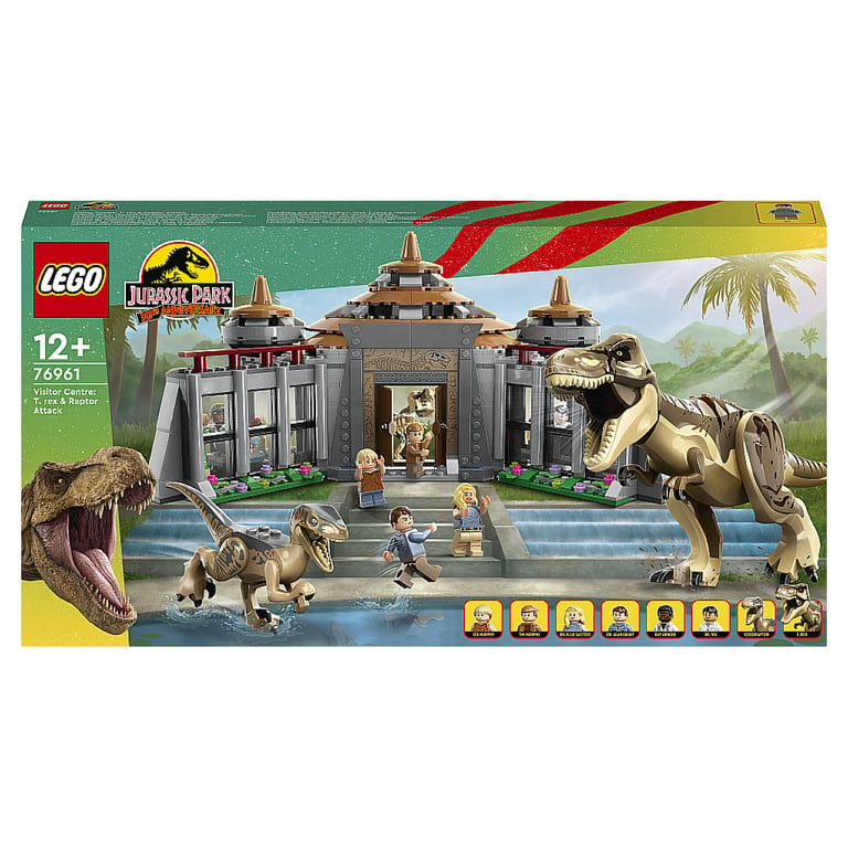 Lego 76961: Centro de visitantes de Jurassic Park - El ataque del T-rex y el Velociraptor