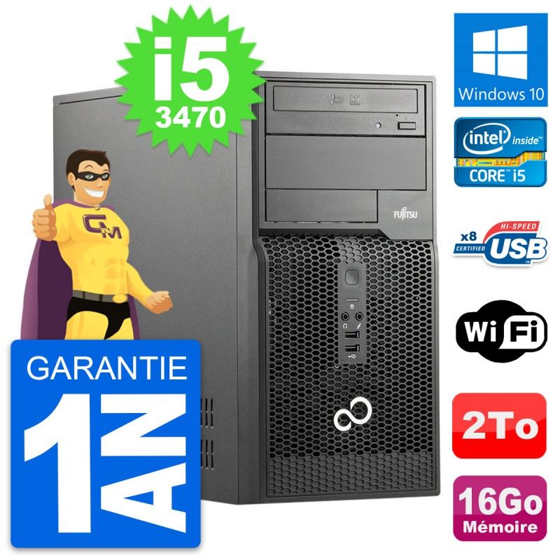 Fujitsu Esprimo P510 MT Core i5 Laptop - 16GB RAM, 2TB HDD, Windows 10