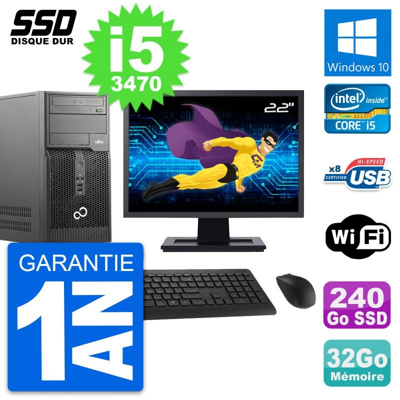 Fujitsu P510 22-Inch Desktop Computer