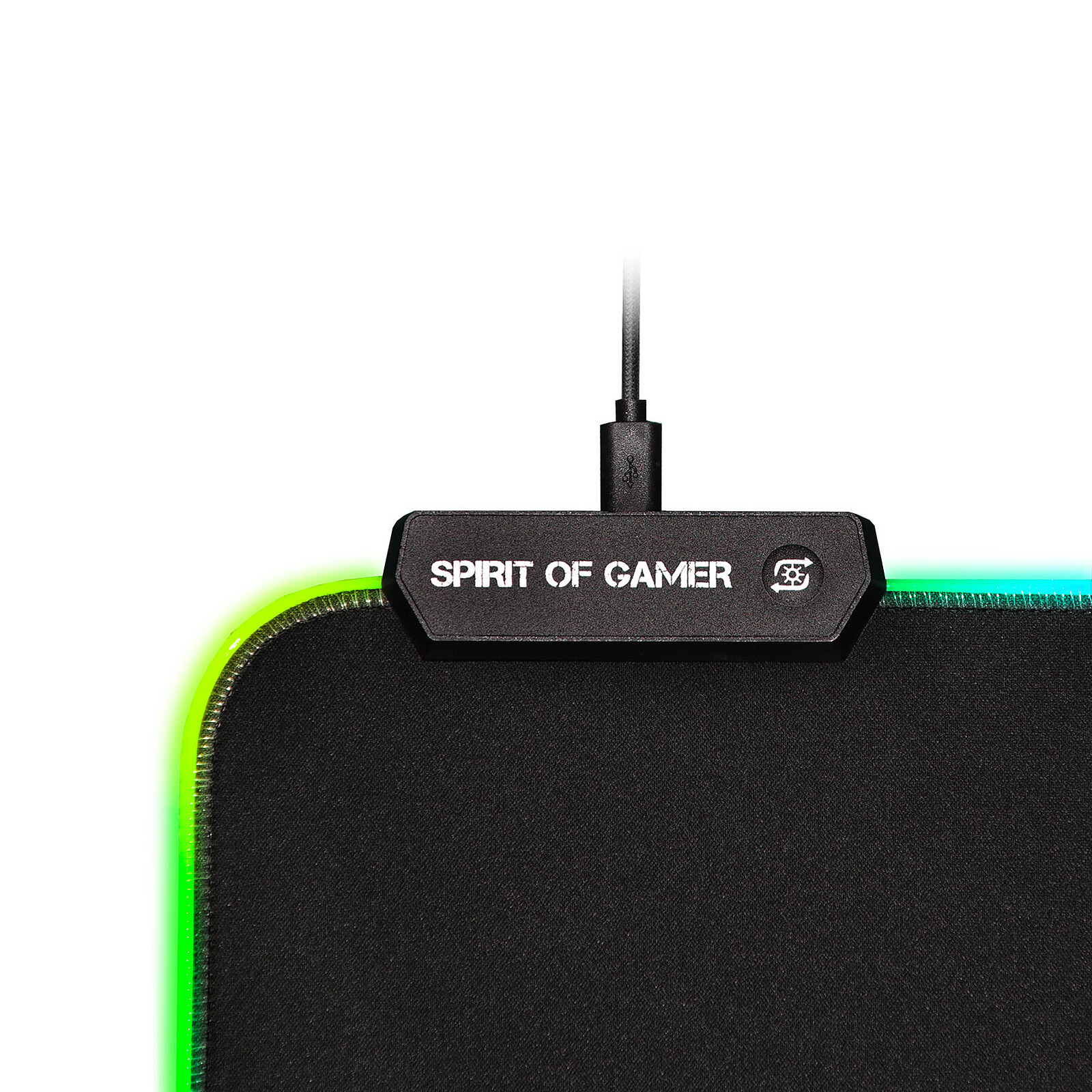 Spirit of Gamer Skull RGB Gaming Mouse Pad M