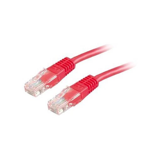 Cable Nilox RJ-45 a RJ-45 - 3 m - UTP Cat 5e - Rojo
