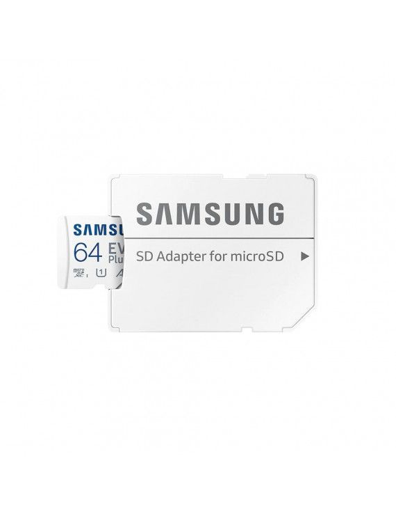 Tarjeta de memoria MicroSD con adaptador Samsung EVO Plus 64GB