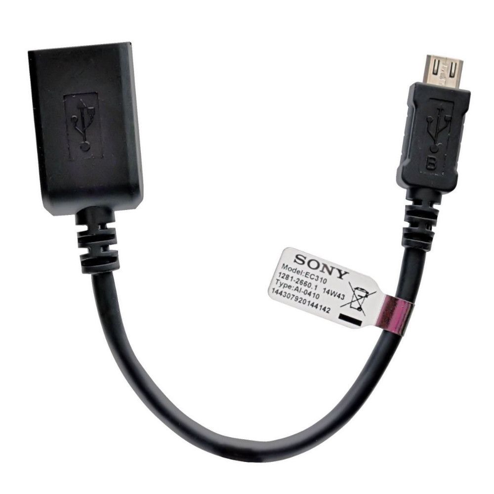 Sony OTG Cable - Male to Female USB