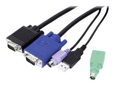 CUC 3m Keyboard, Video & Mouse (KVM) Cable Kit