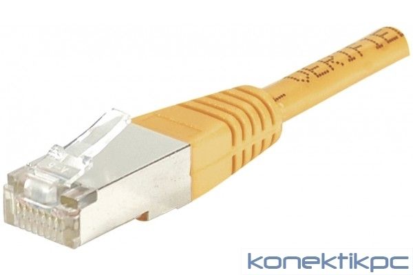 Exertis Connect CAT 6 Shielded Ethernet Cable - 3m, RJ-45 (M) to RJ-45 (M), Orange