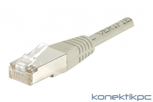 Dexlan - 50cm RJ-45 to RJ-45 Cable - STP Cat 5e - Beige