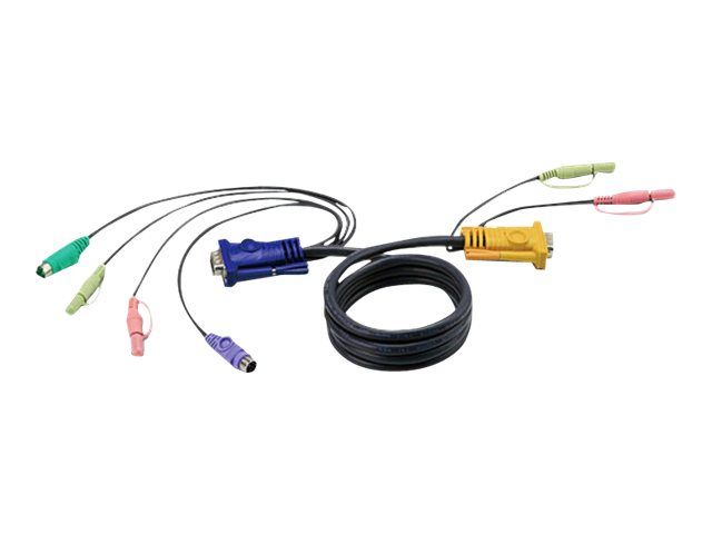 ATEN 2L-5305P - Keyboard/Video/Mouse/Audio Cable