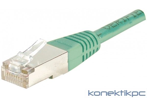 Câble Exertis Connect pair torsadé CAT 6 - 2m, Vert