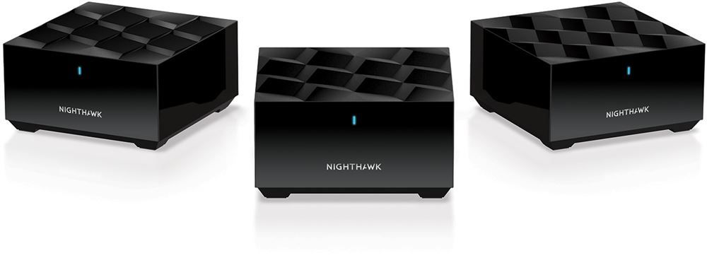 Netgear Nighthawk MK73S Wi-Fi System (Router + 2 Extenders) - Up to 3250 sq. ft. - 1Gbps Mesh - Wi-Fi 6 - Bi-band
