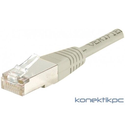 CUC Network Cable - 1.5m Twisted Pair Shielded Cat6 RJ-45 to RJ-45 - Gray