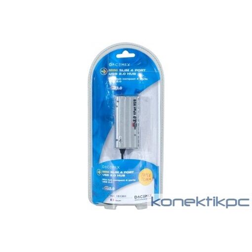 Hub DACOMEX Mini 4 ports USB 2.0