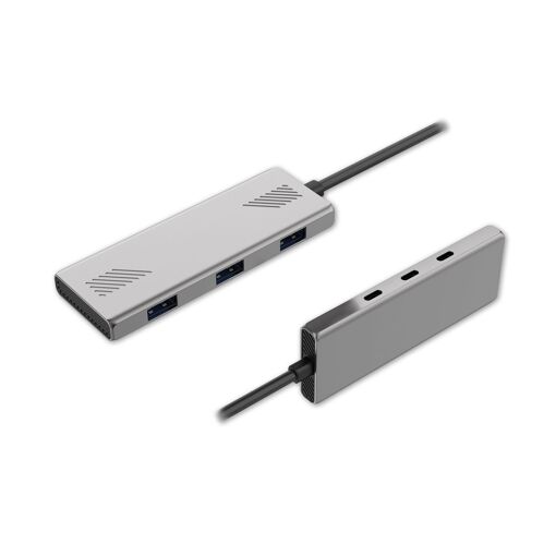 Hub de bureau MCL 100W - 5 Gbit/s, 3x USB 3.0 SuperSpeed + 3x USB-C