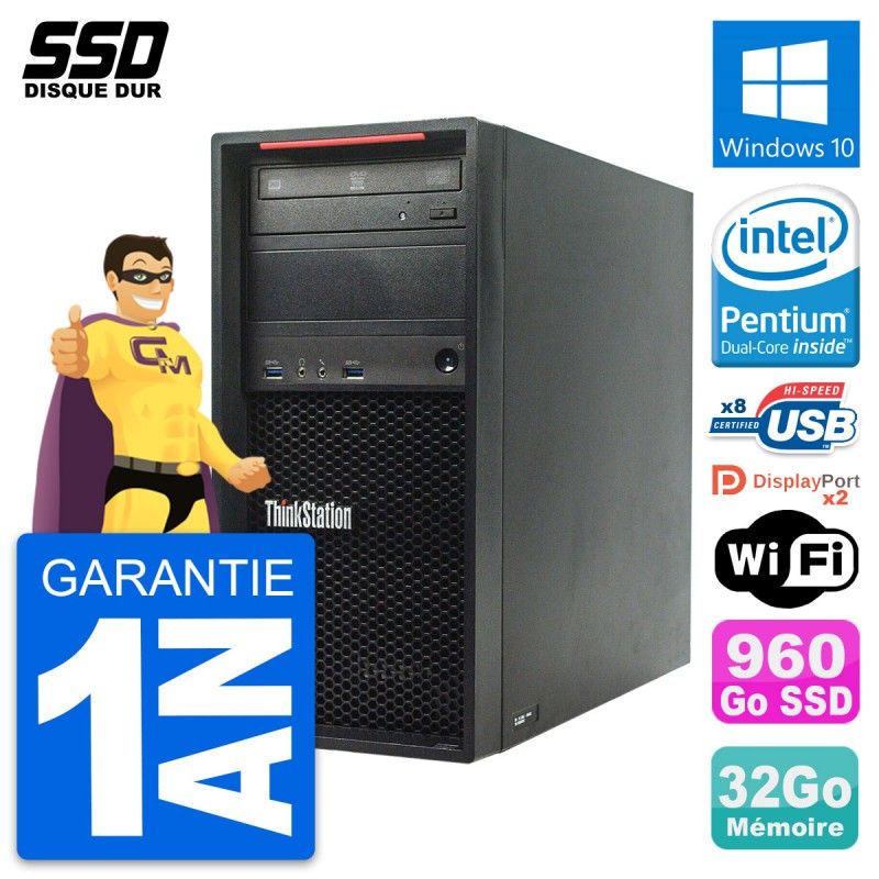 Computadora de escritorio Lenovo ThinkStation P300