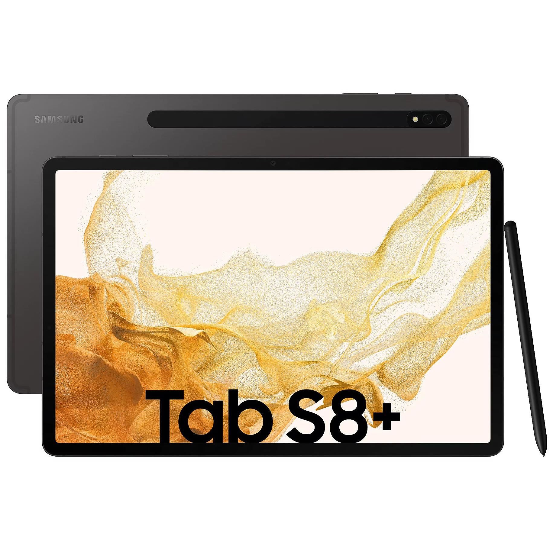 Tablet Samsung Galaxy Tab S8+ 256 GB 12.4 pulgadas, Grafito