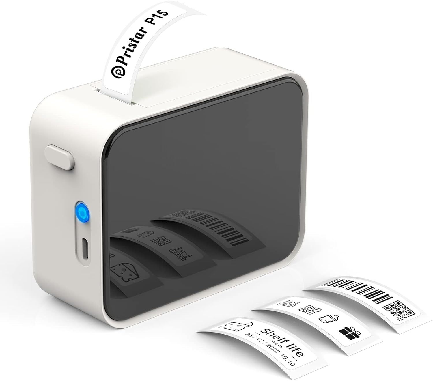 Bluetooth Label Printer P15, Beige