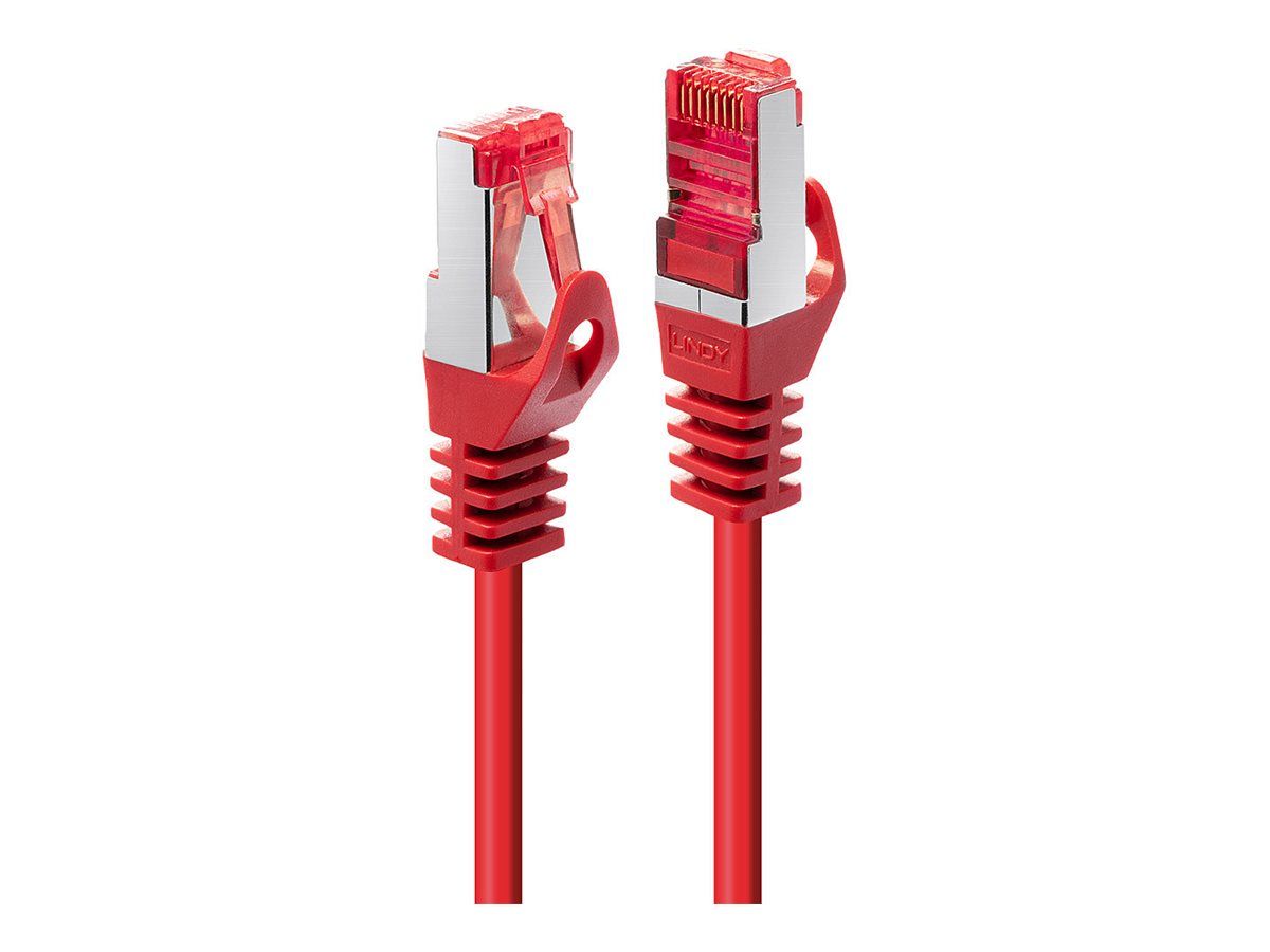 Lindy Basic RJ-45 Cat 6 Cable, 1.5m, Red