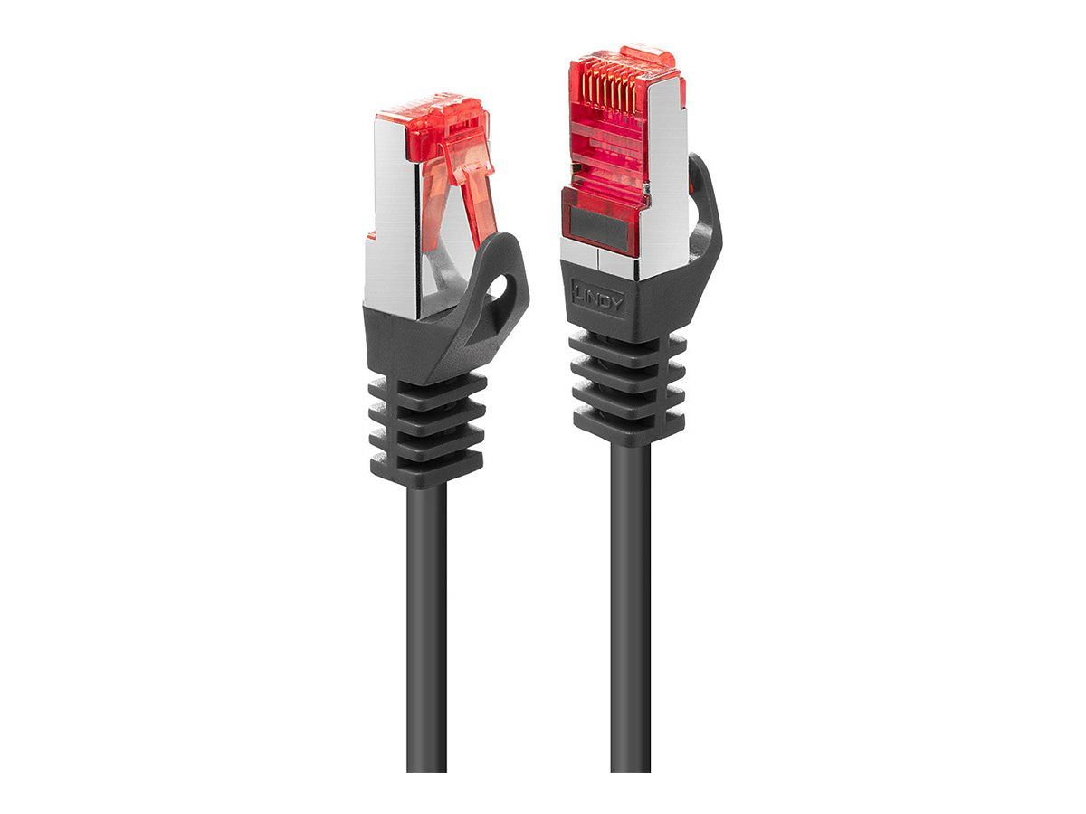 Lindy Basic Ethernet Cable - 1m, CAT6, SFTP, Black