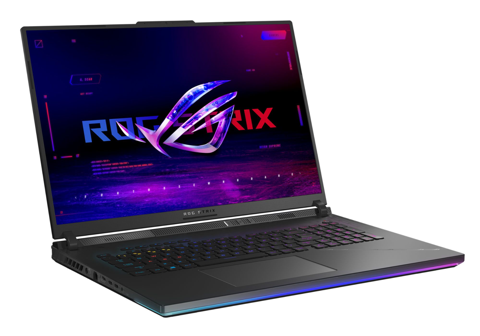 ASUS ROG Strix SCAR 18 - 18" Core i9 Gaming Laptop with RTX 4090, 32GB RAM, 1TB SSD, QHD 240Hz IPS Display (Black)