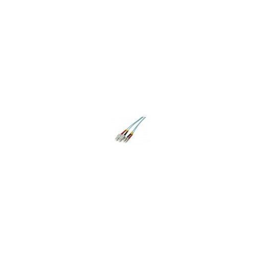 Câble de connexion Exertis Connect OM3 en fibre optique multi-mode, 0,5 m, turquoise