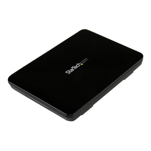 Boîtier de disque dur SATA 2,5 pouces StarTech avec USB-C - Boîtier externe sans outil pour SSD/HDD USB 3.1 (Génération 2) - Noir