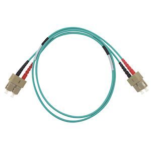 Câble optique duplex GIGAMEDIA SC/SC OM4 50/125 µm 10 m
