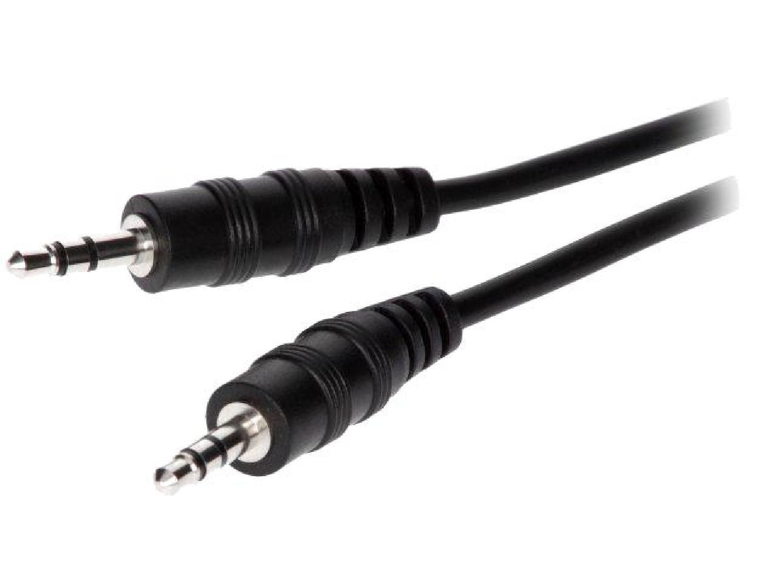 ADNAuto 3.5mm Stereo Cable Jack, Black, 5m