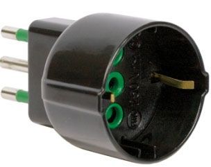 Fanton FME.ADATTATORE SCHUKO 10A Black Power Adapter