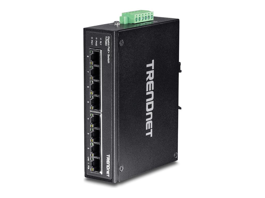 Trendnet TI-PG80 - 8-Port PoE+ Switch - Unmanaged