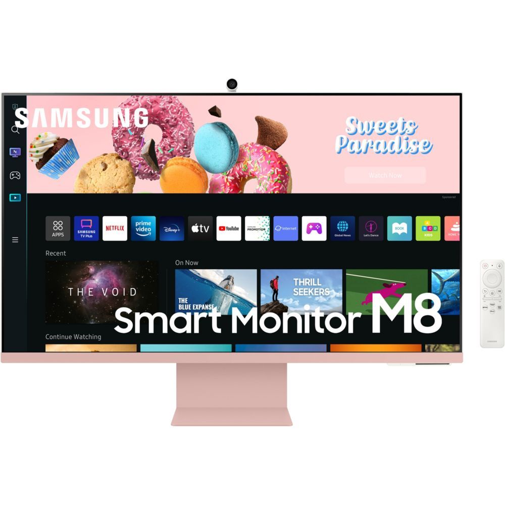 Samsung S32BM80PUU - M80B Series 32" 4K LED Smart TV - Flamboyant Pink