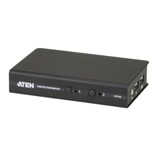 ATEN CS72D - 2-Port Keyboard, Video, Mouse and Audio Switch