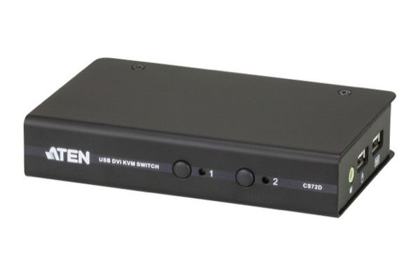 ATEN CS72D - 2-Port Keyboard, Video, Mouse and Audio Switch
