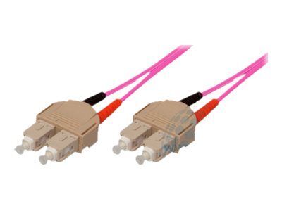 Cable óptico de fibra multimodo Exertis Connect, 3 m, Violeta bruma