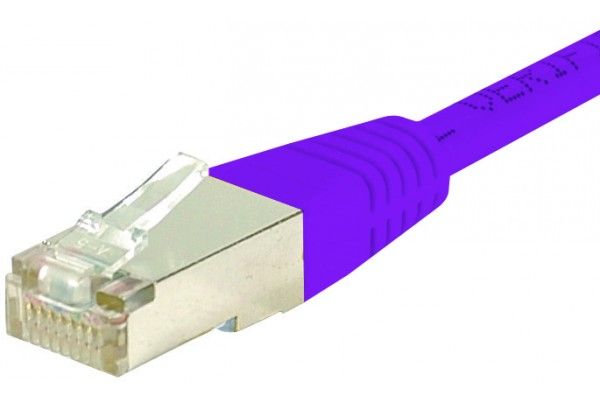 Exertis Connect CAT 6 S/FTP Cord - 50 cm - Purple