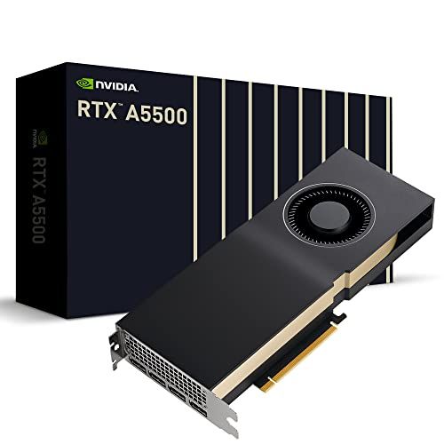 NVIDIA RTX A5500 Graphics Card - 24GB GDDR6 - PCIe 4.0 x16 - 4x DisplayPort