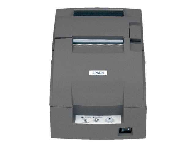 Epson TM U220D - Receipt Printer - Two-Color (Monochrome) - Dot Matrix - Roll (7.6 cm) - 17.8 cpi - 9 Pin - Up to 6 Lines/Sec - USB - Dark Grey