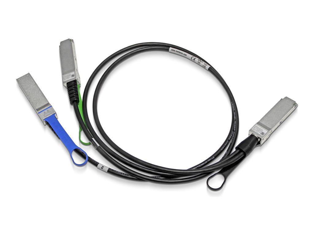NVIDIA Direct Connect 200GBase Splitter - QSFP56 to QSFP56 - 2m - Passive