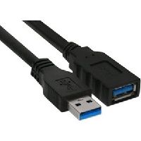 Cable NanoCable USB 3.0, 2 m, Negro